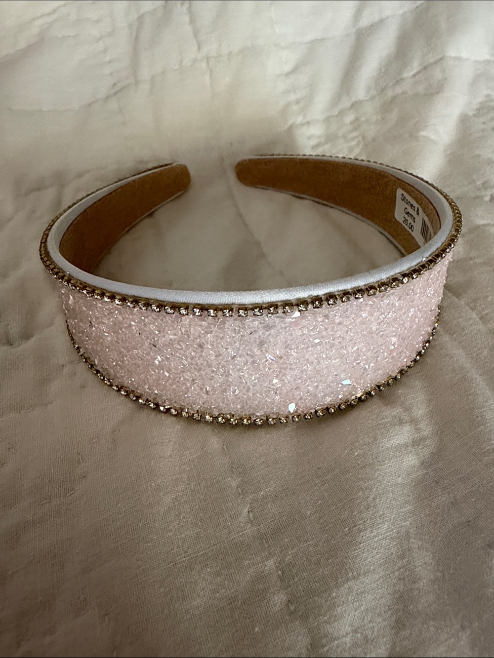 Sparkle Pink Crystal Headband